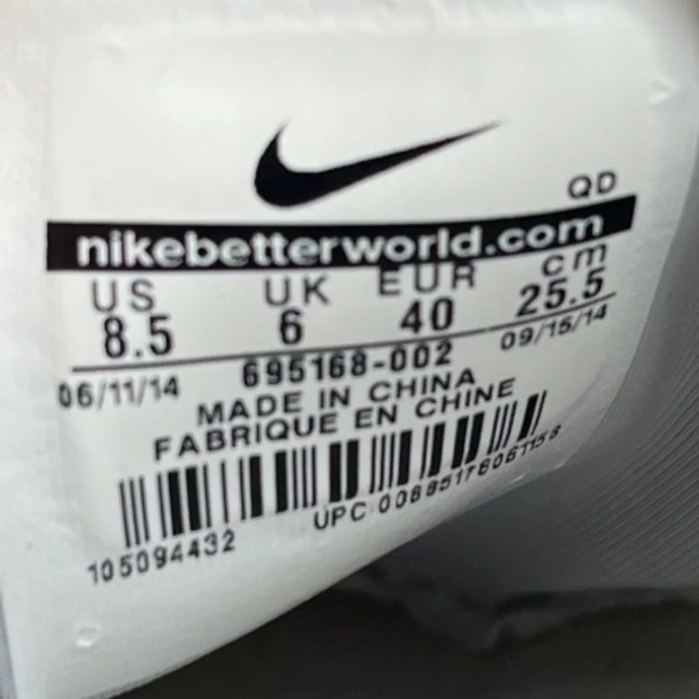 Nike Free 5.0 Sneakers Womens 8.5 Silver Snakeskin Metallic Running 695168-002